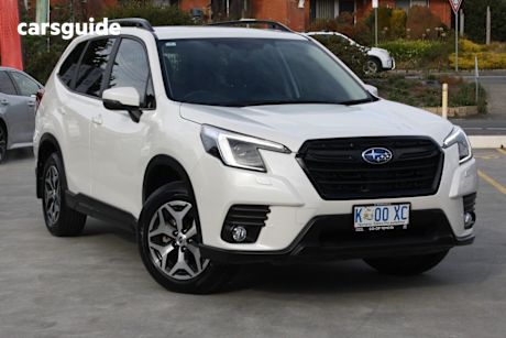 White 2021 Subaru Forester Wagon 2.5I (awd)
