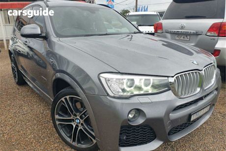 Grey 2016 BMW X3 Wagon Xdrive 30D