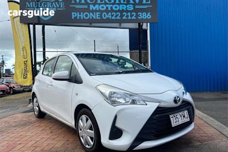 White 2017 Toyota Yaris Hatchback Ascent
