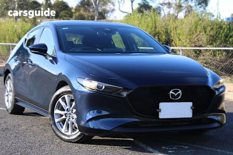 Blue 2022 Mazda 3 Hatchback G20 Pure