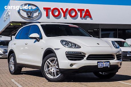 White 2012 Porsche Cayenne Wagon Diesel