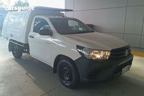 White 2018 Toyota Hilux OtherCar WORKMATE TGN121R MY17