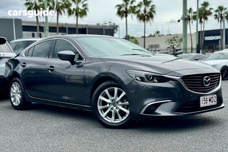 Grey 2018 Mazda 6 Sedan Touring