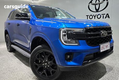 Blue 2022 Ford Everest Wagon Sport (4X4)