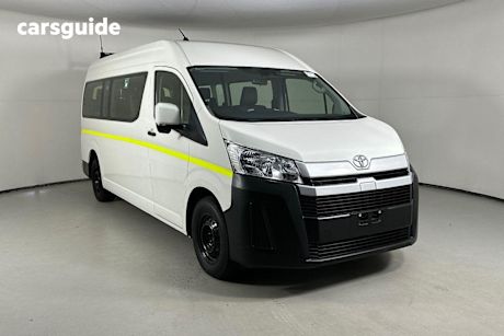 White 2021 Toyota Hiace Bus Slwb Commuter (12 Seats)