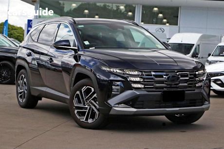 Blue 2024 Hyundai Tucson Wagon Premium (awd)