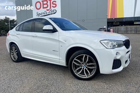 White 2015 BMW X4 Coupe Xdrive 20D