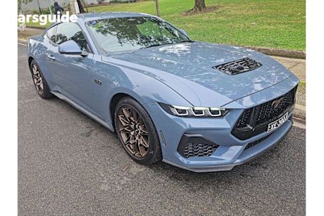 Blue 2024 Ford Mustang Fastback GT 5.0 V8
