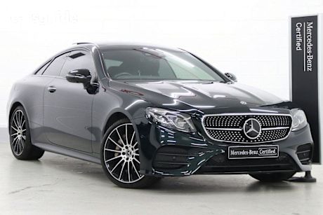 Green 2018 Mercedes-Benz E450 Coupe 4Matic