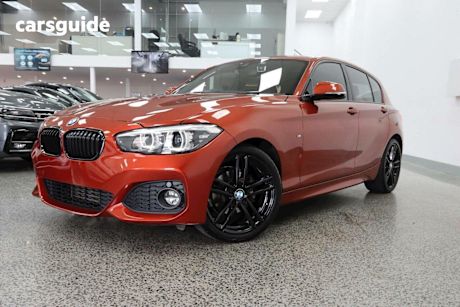 Orange 2019 BMW 118I Hatchback M Sport