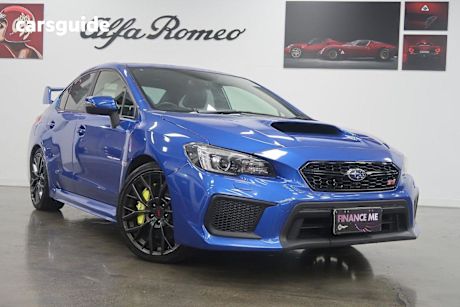 Blue 2019 Subaru WRX Sedan STI Premium (awd)