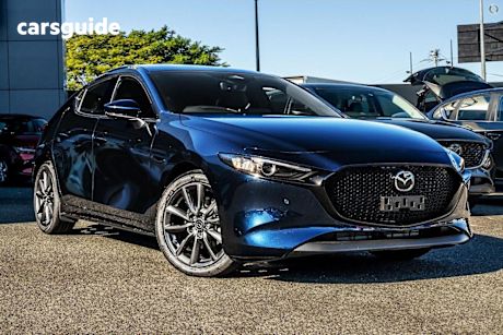Blue 2025 Mazda 3 Hatchback G20 Touring Vision