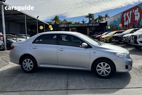 Silver 2009 Toyota Corolla Sedan Ascent