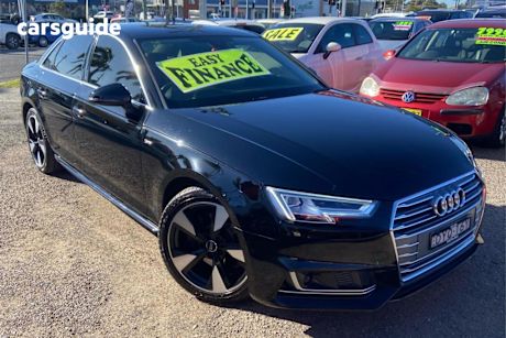 Black 2018 Audi A4 Sedan 2.0 Tfsi S Tronic S Line