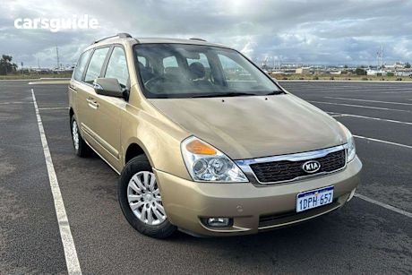 Beige 2010 Kia Grand Carnival Wagon EXE F
