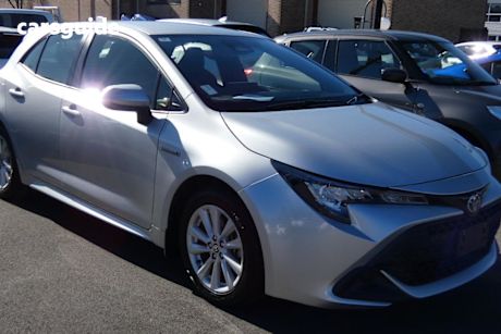 Silver 2022 Toyota Corolla Hatchback Ascent Sport Hybrid