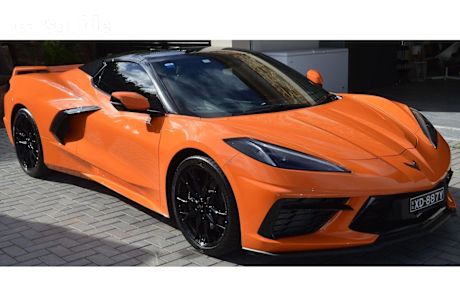Orange 2024 Chevrolet Corvette Convertible Stingray 2LT