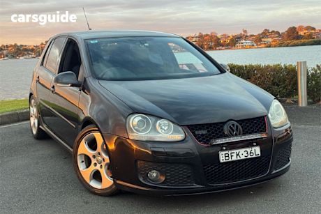 Black 2008 Volkswagen Golf Hatchback GTI