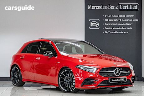 Red 2020 Mercedes-Benz A35 Hatchback 4Matic