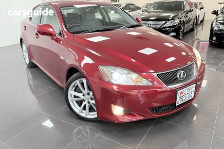 Burgundy 2005 Lexus IS350 Sedan
