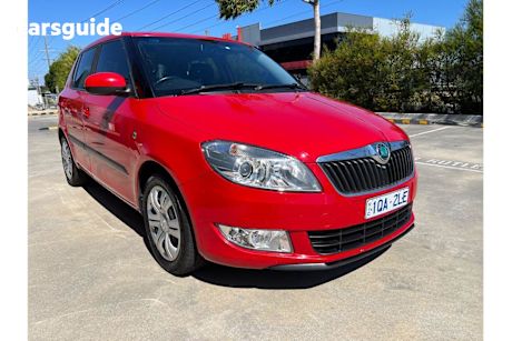 Red 2012 Skoda Fabia Hatch 77TSI F