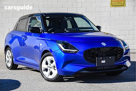 Blue 2025 Suzuki Swift Hatchback Hybrid Plus