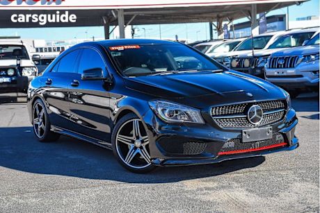 Black 2014 Mercedes-Benz CLA250 Coupe Sport 4Matic