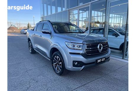 Silver 2025 GWM Cannon Dual Cab Utility Ultra (4X4)