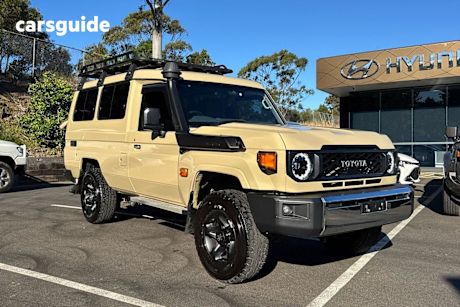Beige 2023 Toyota Landcruiser 70 Series Troop Carrier LC78 GXL