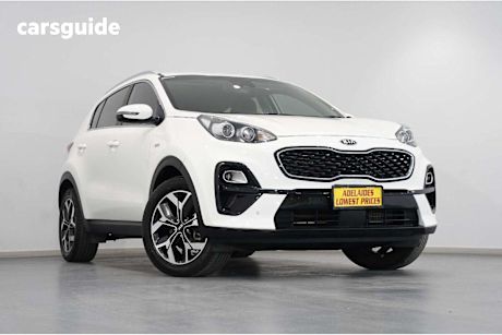 White 2020 Kia Sportage Wagon SX (awd)
