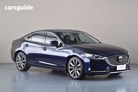 Blue 2020 Mazda 6 Sedan GT