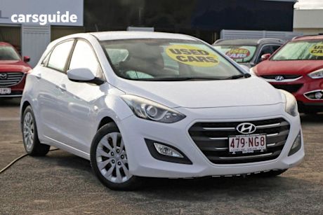 White 2017 Hyundai I30 Hatchback Active