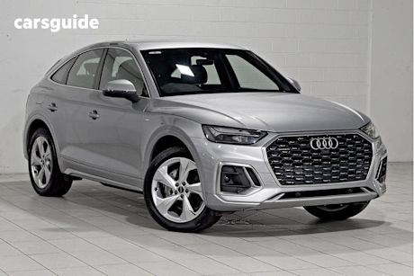 Silver 2023 Audi Q5 Sportback 40 TDI Quattro S Line Mhev
