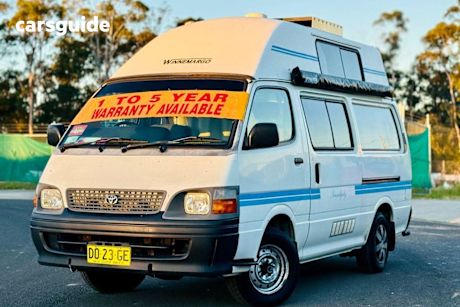 White 2004 Toyota Hiace Long Van