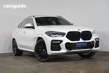 White 2021 BMW X6 Coupe Xdrive30D M Sport