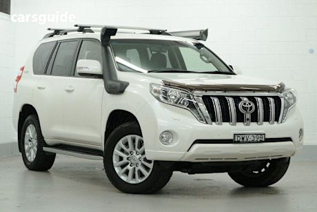 White 2017 Toyota Landcruiser Prado Wagon KAKADU 4X4