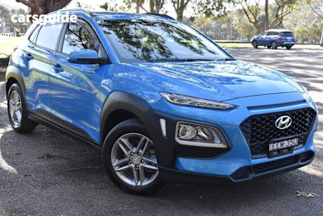 Blue 2019 Hyundai Kona Wagon Active (fwd)