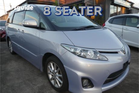Purple 2009 Toyota Estima Wagon Aeras