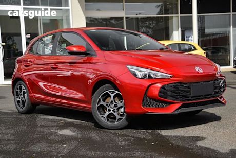 Red 2024 MG MG3 Hatchback Excite Hybrid+