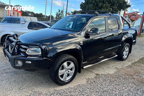 Black 2018 Volkswagen Amarok Dual Cab Utility V6 TDI 550 Highline