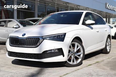 White 2022 Skoda Scala Hatchback Signature 110TSI