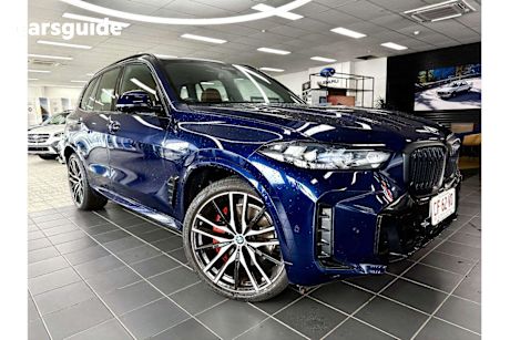 Blue 2024 BMW X5 Wagon Xdrive30D M Sport Mhev