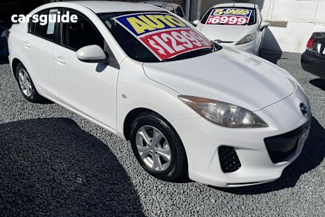 White 2012 Mazda 3 Sedan NEO