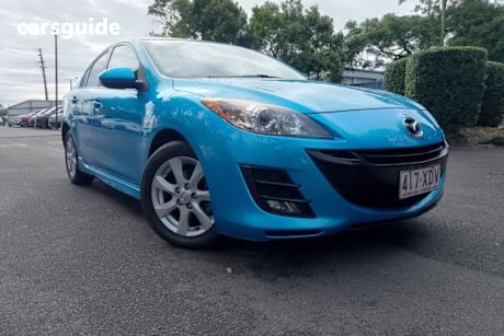 Blue 2009 Mazda 3 Sedan Maxx Sport