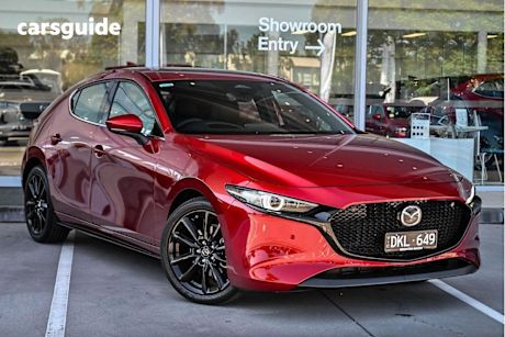 Red 2024 Mazda 3 Hatchback G25 Astina