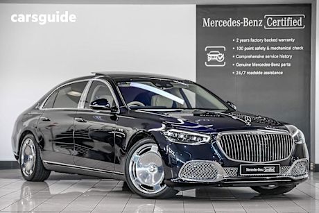 Blue 2022 Mercedes-Benz S450 Saloon 4Matic (hybrid)