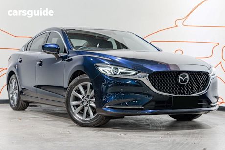 Blue 2022 Mazda 6 Sedan Touring