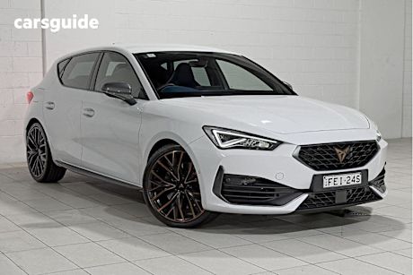 White 2024 Cupra Leon Hatchback VZX