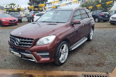 Burgundy 2015 Mercedes-Benz ML250 Wagon CDI Bluetec S.e.