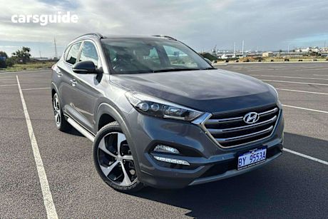Grey 2018 Hyundai Tucson Wagon Highlander R-Series (awd)